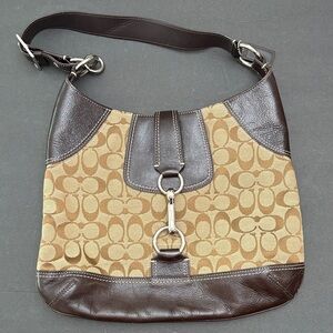 Coach Signature C Hobo Shoulder Bag  Brown/Tan